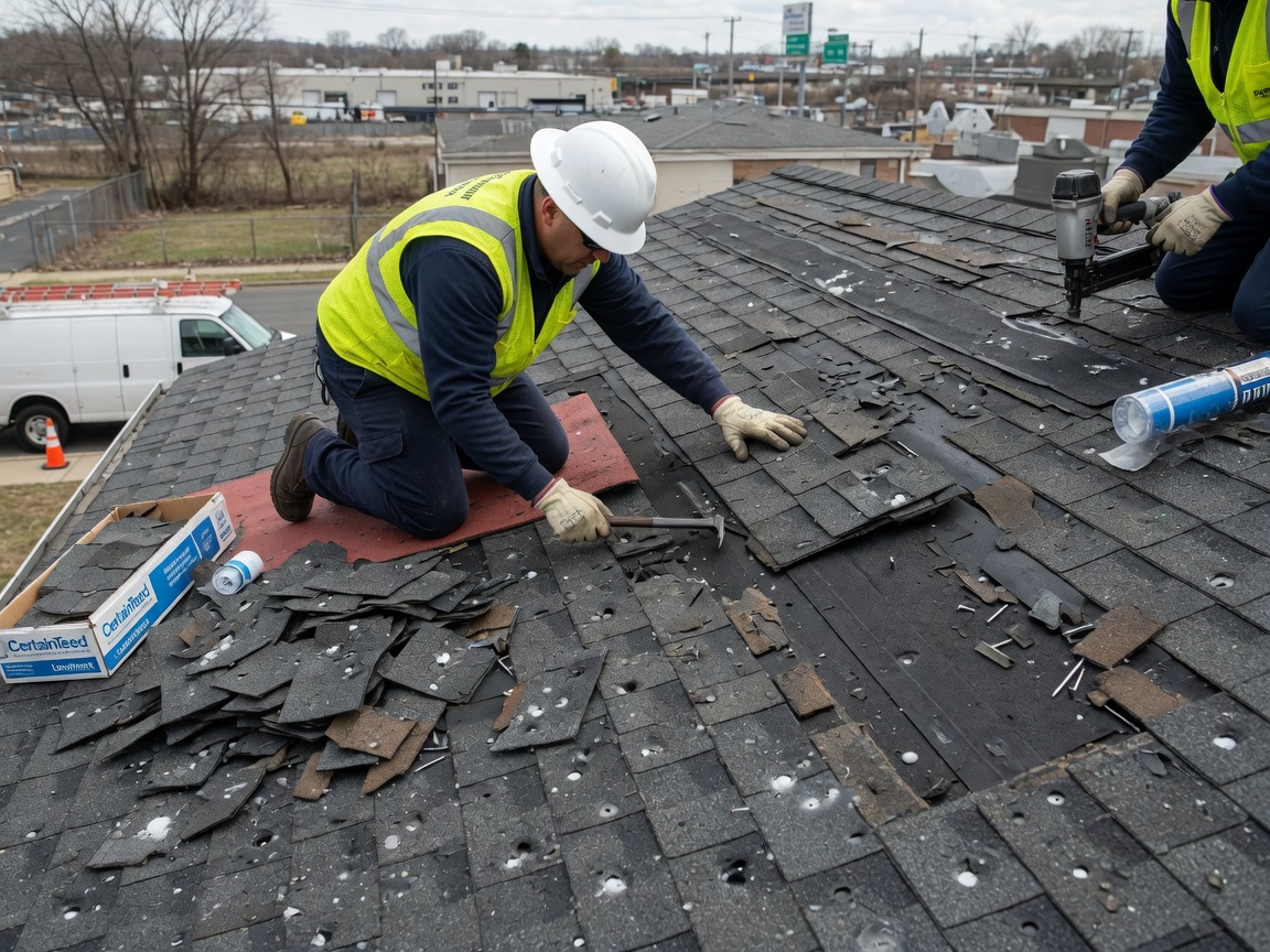 Hail damage repair services